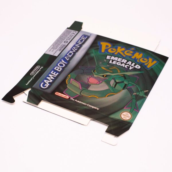 Pokemon Emerald Legacy Rom Hack High Quailty Box Only